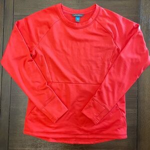 NWOT‎ Women Eddie Bauer High Route Grid Fleece Pullover Active Sweatshirt Medium